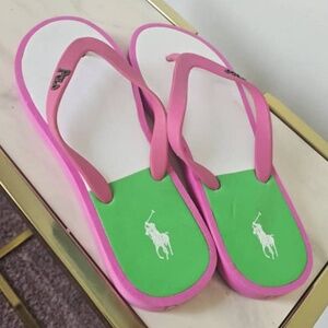 Polo Ralph Lauren POLO Beach Sandals Size 7.
